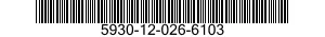 5930-12-026-6103  5930120266103 120266103