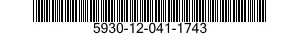 5930-12-041-1743 SWITCH,SENSITIVE 5930120411743 120411743