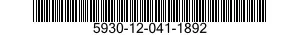 5930-12-041-1892 CIRCUIT BREAKER 5930120411892 120411892