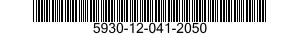 5930-12-041-2050  5930120412050 120412050