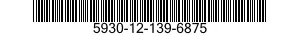 5930-12-139-6875 SWITCH,TOGGLE 5930121396875 121396875