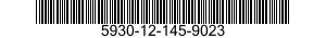 5930-12-145-9023 SWITCH,PUSH 5930121459023 121459023