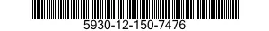 5930-12-150-7476 SWITCH,PRESSURE 5930121507476 121507476