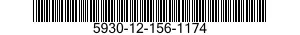 5930-12-156-1174 SWITCH,SLIDE 5930121561174 121561174