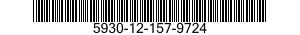 5930-12-157-9724 SWITCH,PUSH 5930121579724 121579724