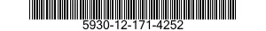 5930-12-171-4252 SWITCH,SENSITIVE 5930121714252 121714252