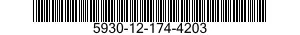 5930-12-174-4203 SWITCH,FOOT 5930121744203 121744203