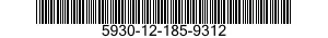 5930-12-185-9312 SWITCH,PUSH 5930121859312 121859312