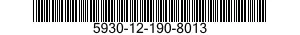 5930-12-190-8013 SWITCH,LOCK 5930121908013 121908013