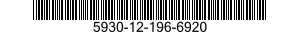 5930-12-196-6920 SWITCH,FLOW 5930121966920 121966920