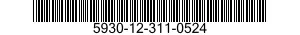 5930-12-311-0524 SWITCH,TOGGLE 5930123110524 123110524