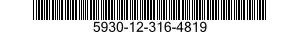 5930-12-316-4819 SWITCH,SENSITIVE 5930123164819 123164819