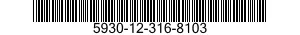 5930-12-316-8103 SWITCH,PUSH 5930123168103 123168103