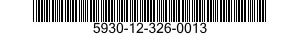 5930-12-326-0013 SWITCH,PUSH 5930123260013 123260013