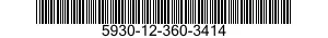 5930-12-360-3414 SWITCH BOX 5930123603414 123603414