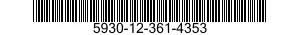 5930-12-361-4353 SWITCH,SENSITIVE 5930123614353 123614353