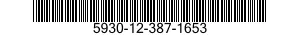 5930-12-387-1653 SWITCH BOX 5930123871653 123871653