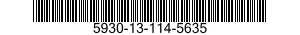 5930-13-114-5635 SWITCH,PUSH 5930131145635 131145635