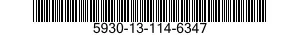 5930-13-114-6347 SWITCH,PUSH 5930131146347 131146347