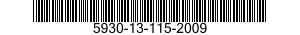 5930-13-115-2009 SWITCH,ROTARY 5930131152009 131152009