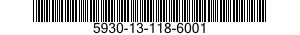 5930-13-118-6001 SWITCH BOX 5930131186001 131186001