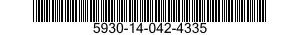 5930-14-042-4335 SWITCH ASSEMBLY 5930140424335 140424335