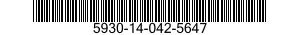 5930-14-042-5647  5930140425647 140425647