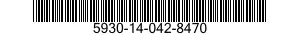 5930-14-042-8470 SWITCH,PUSH-PULL 5930140428470 140428470
