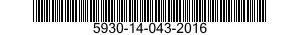 5930-14-043-2016 SWITCH,PUSH 5930140432016 140432016
