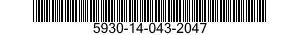 5930-14-043-2047 SWITCH,CODE INDICATING WHEEL 5930140432047 140432047