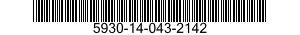 5930-14-043-2142 SWITCH,TOGGLE 5930140432142 140432142