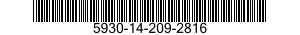 5930-14-209-2816 SWITCH,SENSITIVE 5930142092816 142092816