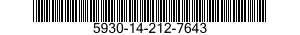 5930-14-212-7643  5930142127643 142127643