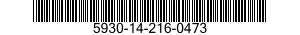 5930-14-216-0473 SWITCH,LEVER 5930142160473 142160473