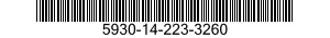 5930-14-223-3260 SWITCH,ROTARY 5930142233260 142233260