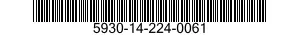 5930-14-224-0061  5930142240061 142240061