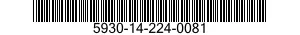 5930-14-224-0081  5930142240081 142240081