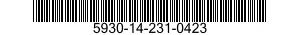 5930-14-231-0423  5930142310423 142310423