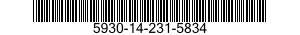 5930-14-231-5834  5930142315834 142315834