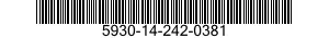5930-14-242-0381  5930142420381 142420381