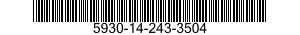 5930-14-243-3504  5930142433504 142433504