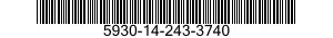 5930-14-243-3740 SWITCH,PUSH 5930142433740 142433740