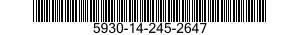 5930-14-245-2647  5930142452647 142452647