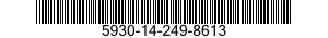 5930-14-249-8613 SWITCH,ROTARY 5930142498613 142498613