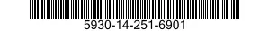 5930-14-251-6901 SWITCH,PUSH 5930142516901 142516901