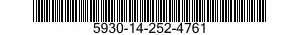 5930-14-252-4761  5930142524761 142524761