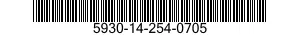 5930-14-254-0705  5930142540705 142540705