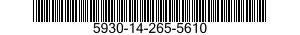 5930-14-265-5610  5930142655610 142655610