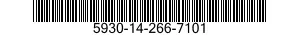 5930-14-266-7101  5930142667101 142667101