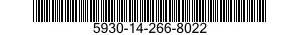 5930-14-266-8022 SWITCH,ROTARY 5930142668022 142668022